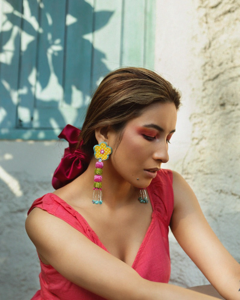 Bravo!! Handmade floral earrings