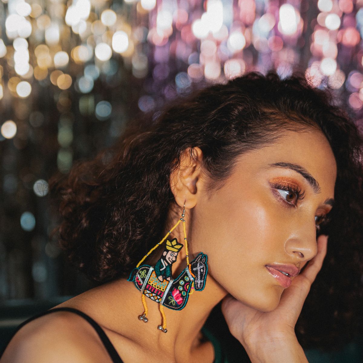 Kokum handmade puppet earrings