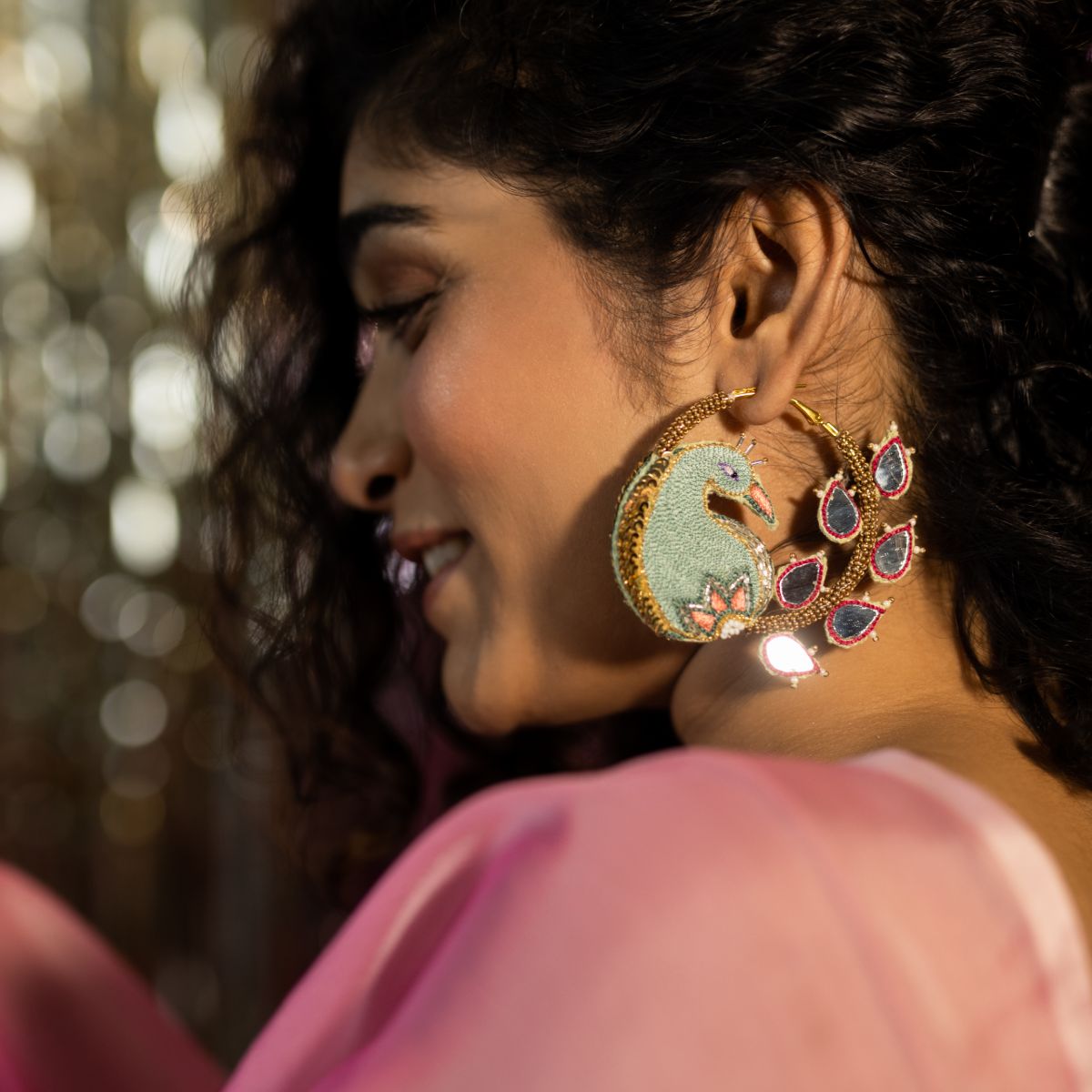Aamras handmade hoop earrings
