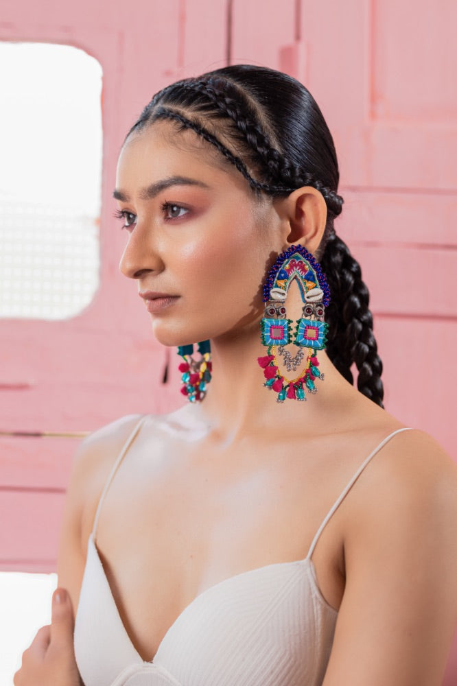 Bloss!! Handcrafted traditional earrings