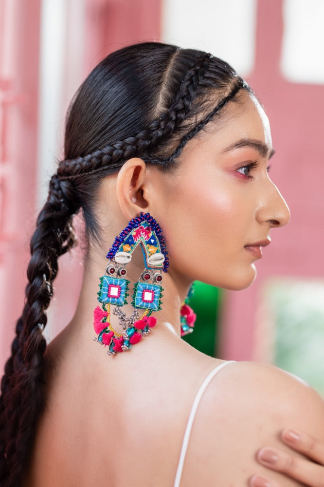 Bloss!! Handcrafted traditional earrings