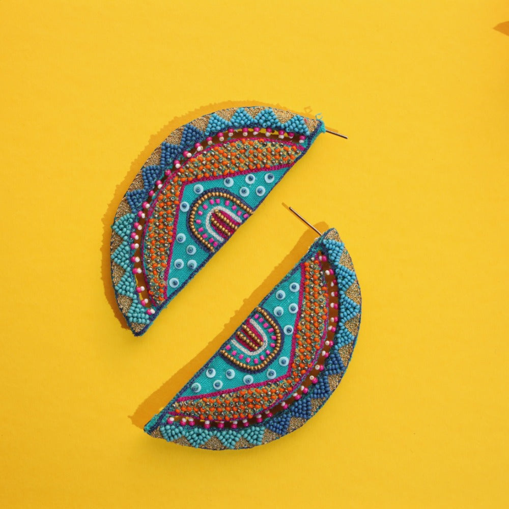 Oh My My!! Handmade hoop earrings