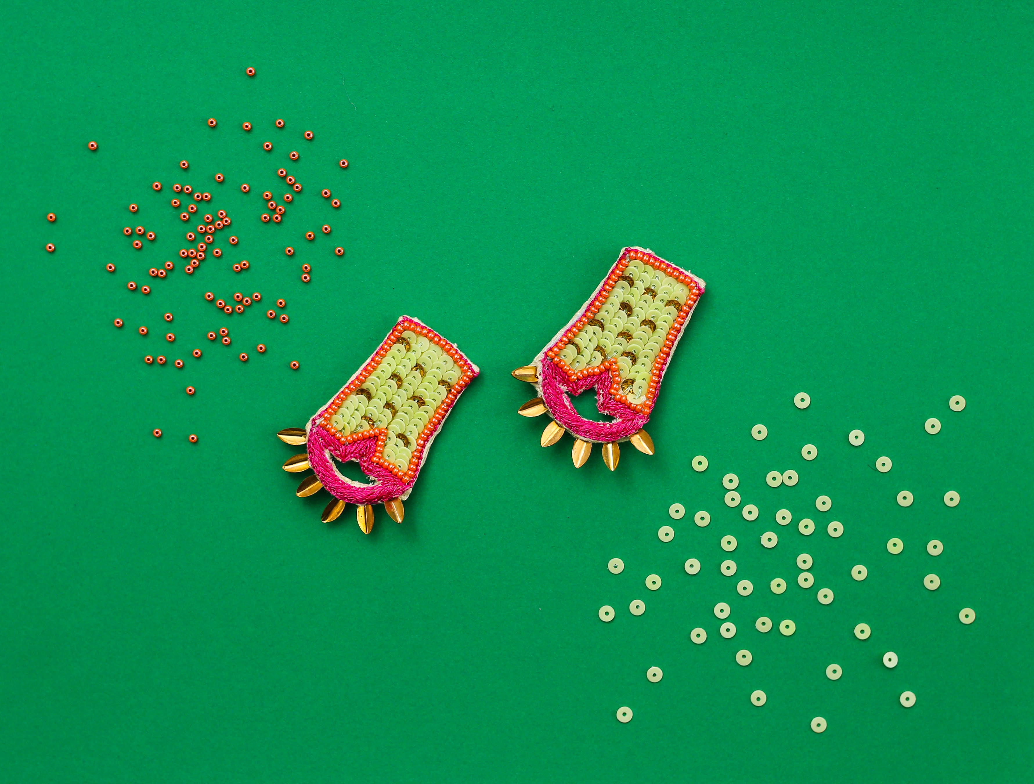 Toffy handmade quirky earrings