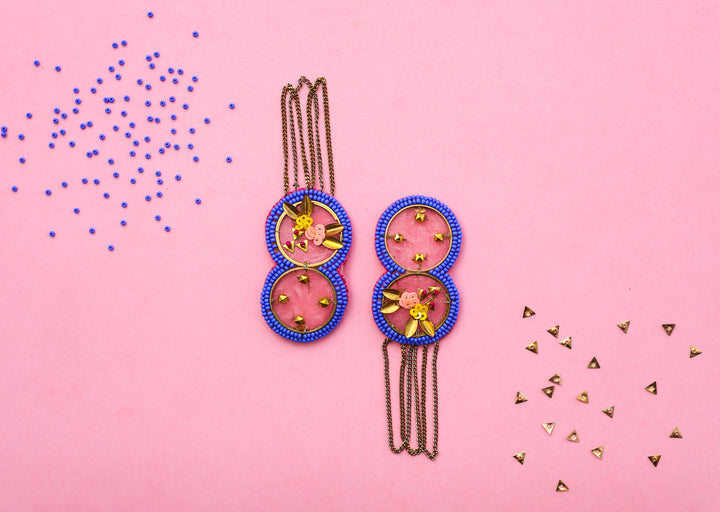 Marshmallow handmade quirky earrings