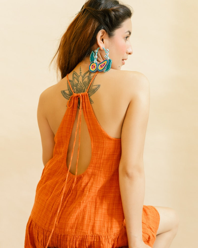 Bermuda handmade hoop earrings