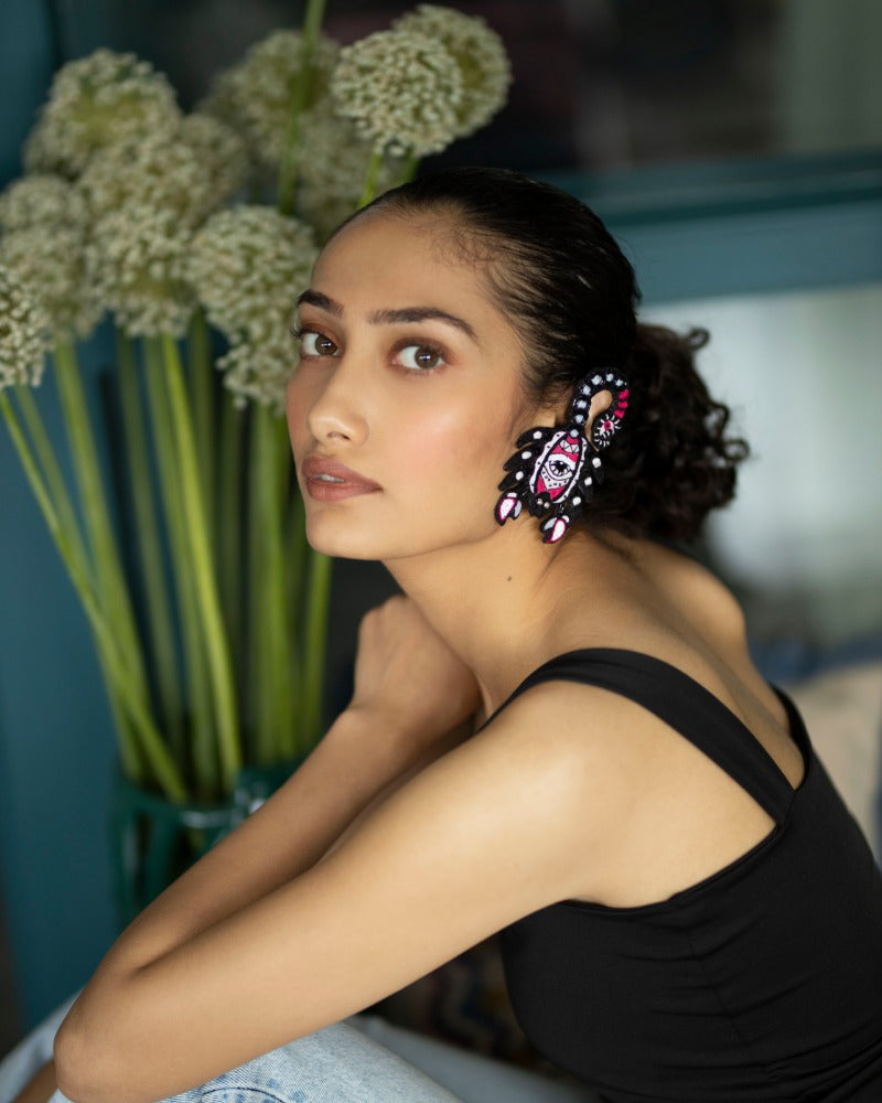 Damn! Handmade scorpio earrings