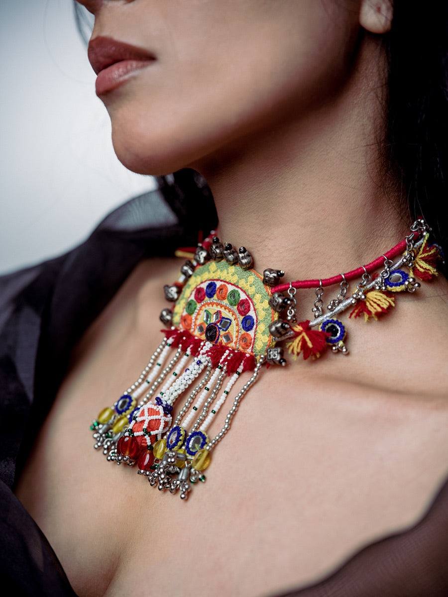 Bov Traans!! Handcrafted traditional embroidery choker