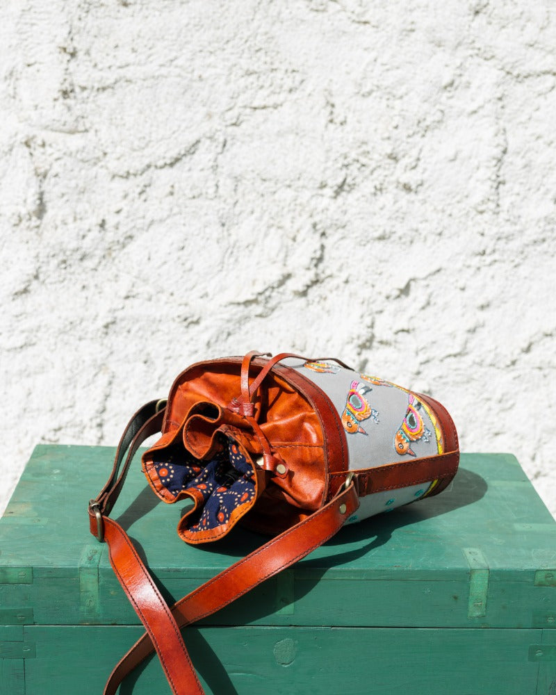 Rasna! Handmade potli leather bag
