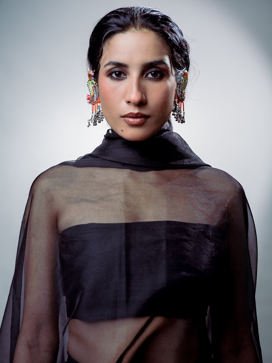 Teniyo!! Handmade traditional sparrow tiny earcuffs!!