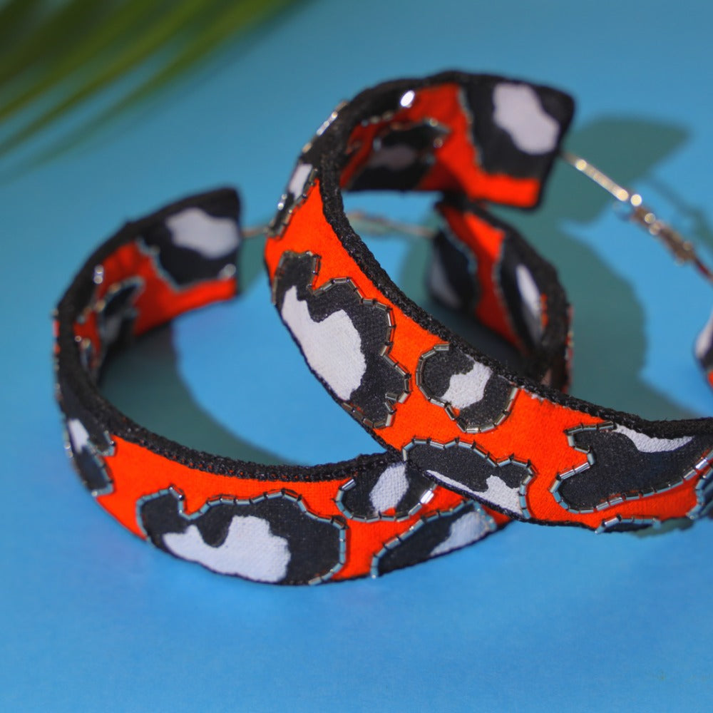 Kickass!! Handmade hoop earrings