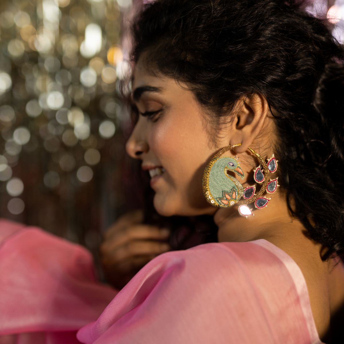 Aamras handmade hoop earrings