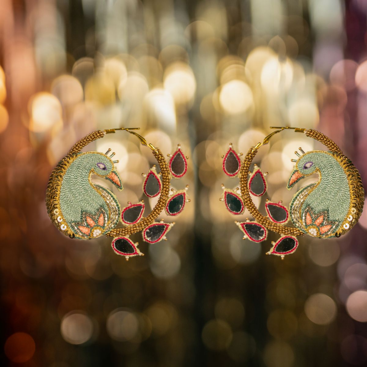 Aamras handmade hoop earrings