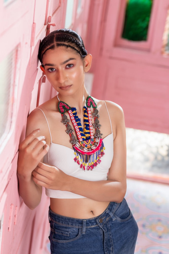 Lekker!! Handcrafted embroidered traditional neckpiece