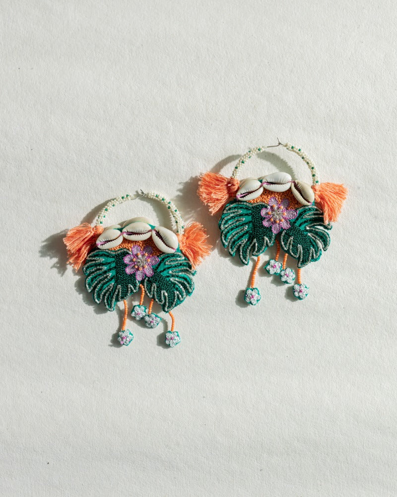 Le Morne handmade hoop earrings