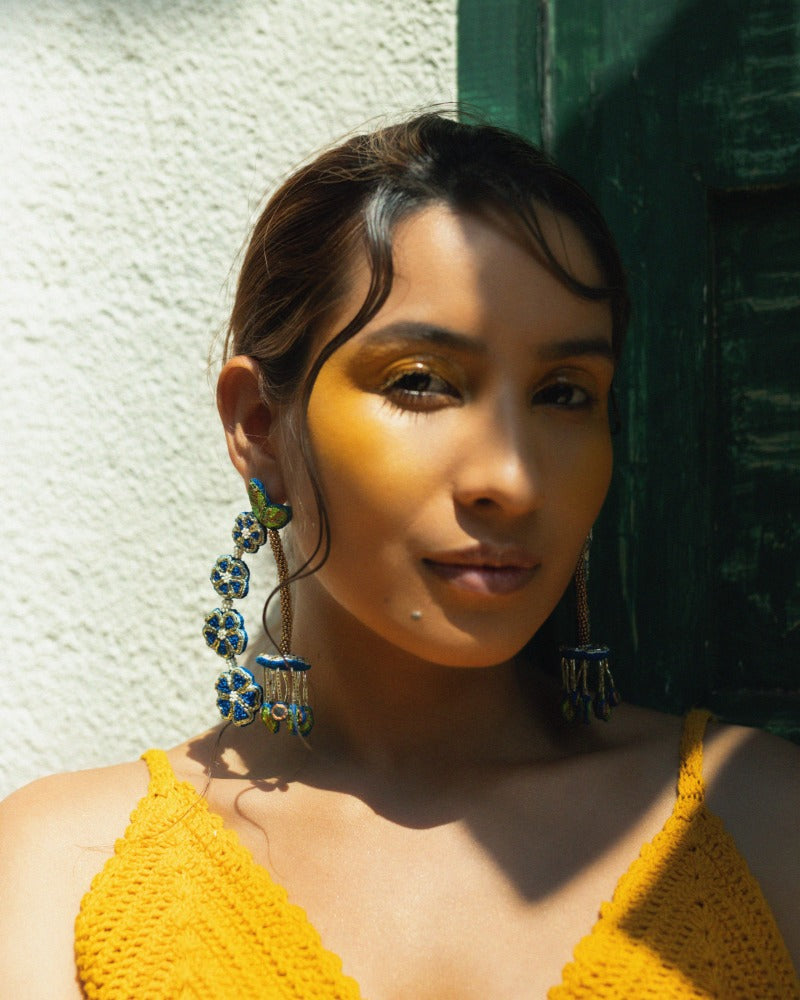 Forza! Handmade floral earrings