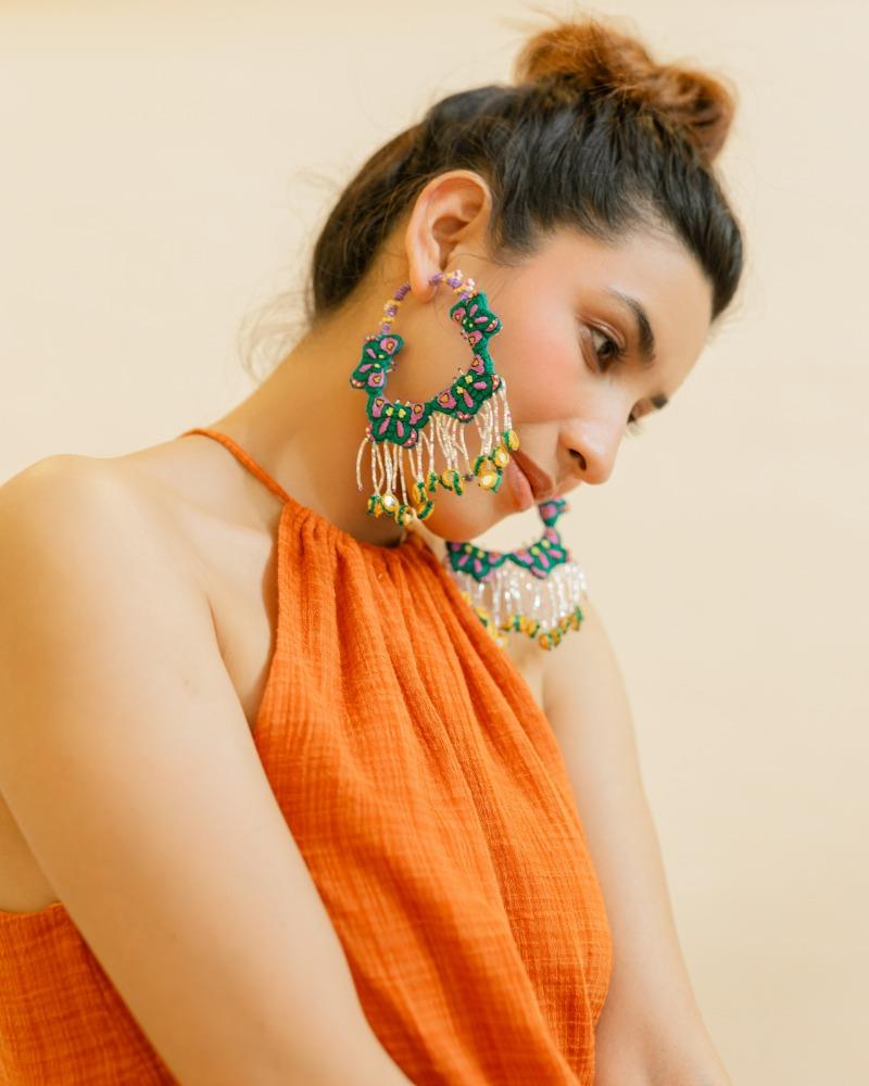 Navagio handmade butterfly earrings